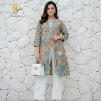 LANGITJUA - Audi 01 Tunik Batik Tiga Negeri | Atasan Baju Kerja Wanita Busui Friendly Size Jumbo | X
