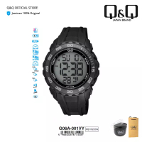 Q&Q Q&Q QnQ QQ Original Arloji Jam Tangan Pria Digital Rubber Karet - G06 G06A Water Resist 10 BAR