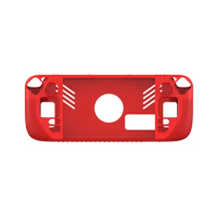 Silicone Protection Cover for Steam Deck Controller Protector Anti-Scratch Shock Proof Frame Game Console Parts(Red)