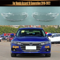 For Honda Accord 10 Generation 2018-2022 Headlamp Cover Transparent Headlight Shell Lens Plexiglass Auto Replacement Parts