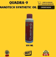OLI ADITIF QUADRA-9 NANOTECH SYNTHETIC OlL 30 ML OLI SINTETIS NANO MERAWAT & MELINDUNGI MESIN MOTOR