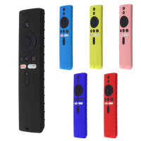 1pc Remote Cases for Xiaomi Mi TV Box S Wifi Control Case Silicone Shockproof Protector Stick