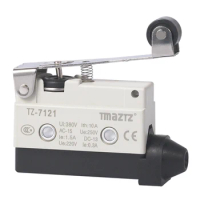 Rubber roller long lever mini Limit Switch omron limit switch TZ 7121 D4MC-2000 XCJ-128