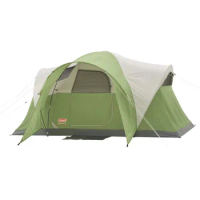 Coleman Montana Camping Tent, 6/8 Person Family Tent with Included Rainfly, Carry Bag, and Spacious Interior,