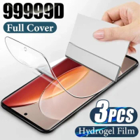 3PCS For iQOO Neo8 Hydrogel Film Full Glue Clear Screen Protector For Vivo iQOO Neo8 Pro 6.78 inch Protective Film