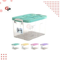 SKY - BOX CONTAINER BENING 100 L / 85 L / 55 L / 40 LITER + RODA - Kontainer Box CLEAR Plastik / Con