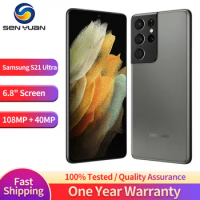 Samsung Galaxy S21 Ultra 5G G998U1 Original 12G RAM 128GB/256GB ROM 6.8" Octa Core Snapdragon 888 eSim Unlocked Cell phone