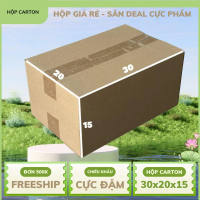 Combo 200 hộp carton mã 30x20x15 đóng hàng