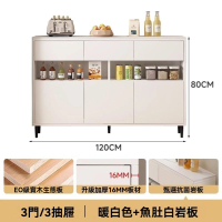 【顧家家居】30公分超薄餐邊櫃-120×80公分(操作櫃/操作台/收納櫃/儲物櫃/餐櫃/預售15天)