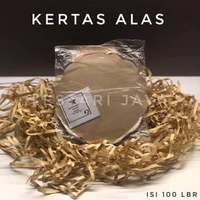 Kertas Nasi Coklat Bulat / Kertas Nasi Bunga Untuk Alas Piring Makanan Warna Coklat 20