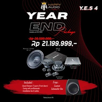 YEAR END SALE - Paket Audio Mobil Full Set Sound System YES 4