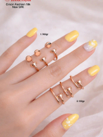 Cincin emas wanita new model polos rosegold kadar 18K