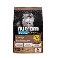 【Nutram 紐頓】T22無穀全齡貓飼料《火雞+雞肉》5.4KG