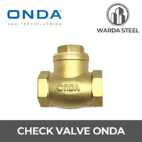 Check Valve 2" Kuningan ONDA - Klep Tabok Brass Swing Check Valve 2 Inch