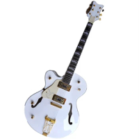 Factory Custom Left Handed Electric Guitar with Gold Hardware,Offer Customize