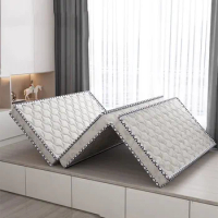 Coconut Palm Foldable Bed Mattress 135x190 Queen Size Individual Children Bed Mattress Tatami Sleeping Matratzen Home Furniture
