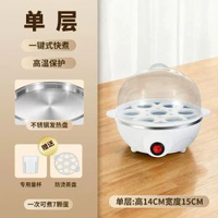 蒸蛋器多功能煮蛋器自動斷電家用小型早餐機宿舍用煮雞蛋機不鏽鋼