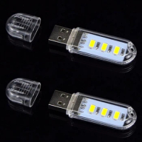 (2 pcs) USB Powered White Light LED Lamp mini USB Light 1W 150lm Powerbank Light USB LED Torchlight USB Lamp Night Light