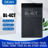 860mAh BL-4CT BL 4CT BL4CT Phone Battery For Nokia 5630 5300XM 5630XM 6600F 6730C 7212C 7210C 7310C 7230 X3-00 2720F 6702S X3-00