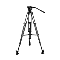E-IMAGE EG03A2 67-Inch Professional Camera Video Tripod with Fluid Head and Carrying Bag