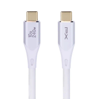 【PX 大通-】UCC3X-2W USB 3.2 GEN2 type c to c 極速充電線傳輸線2米(240W 10G 4K@60)