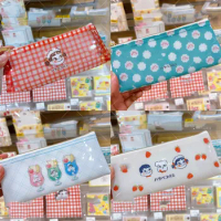 Kawaii Cute Fujiya Peko Transparent Pvc Pencil Case Pencil Box Stationery Storage Bag Lovely Cartoon Printing Gift for Childre