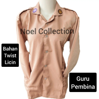 Baju Seragam Pramuka Guru/Pembina Bahan Twist(licin)