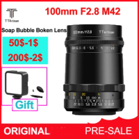 (In stock)TTArtisan 100mm f2.8 M42 Bubble Bokeh Camera Lens Full Frame Large Aperture for Sony E/Nikon Z/Canon RF/Leica M/Fuji X