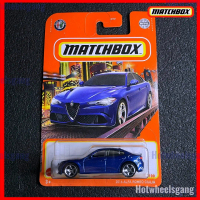 Matchbox Alfa Romeo Giulia 2016 Blue Alfa Romeo Sedan Matchbox Diecast Kereta Biru Model Car Toy Alf