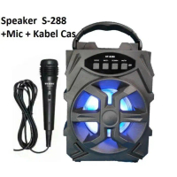 Best Sale Speaker Bluetooth Karaoke Speaker Hf S288 With Mic Karaoke
