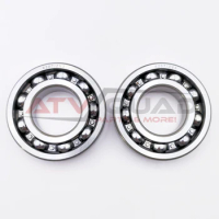 2PCS Bearing 6207 for for Arctic Cat 366 400 425 450 500 Alterra Prowler TRX HDX ATV Side by Side 0832-020