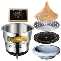 Commercial Steam Cooker Steamer Pot Multi-function High Capacity Steam Hot Pot Restaurant Stone Pot Equipment