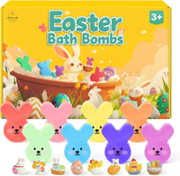 Easter Egg Bath Bombs for Kids with Surprise Inside 8 Pack Teen Easter Basket Stuffers Girls & Boys-