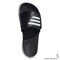 Adidas 男鞋 拖鞋 柔軟 ALPHABOUNCE 黑白 GY9415
