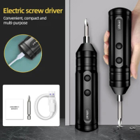 New Mini USB Cordless Electric Screwdriver Rechargeable Adjustment Power Drill Multi-function Disassembly Torque Repair Tools