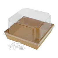 PA-BB1212方型輕食盒(PET蓋) (點心/蛋糕/沙拉/麵包/三明治/外帶/免洗餐盒)【裕發興包裝】YC0289YC0290