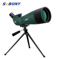 SVBONY SV28 Portable Zoom Telescope Monocular Spotting Scope Waterproof and Anti-fog with Tripod for Shooting Camping Equipment