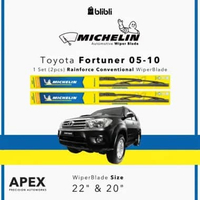 MICHELIN RAINFORCE CONVENTIONAL WIPER FOR FORTUNER 2005 - 2010