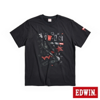 EDWIN EDGE搖滾元素短袖T恤-男款 黑色 #503生日慶