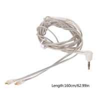 1.6 Meters White Headphone Earphone Cable Cord Wire For SHURE -SE215 SE315 SE425 SE535 TH904 -Audio Cable