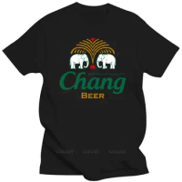 New fashion teeshirt Chang Beer Thai Drink T Shirt Singha Lao Leo Tiger Carabow Bali Gift New From US male short sleeve top