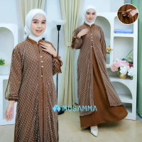 【NEW】 GAMIS CRINKEL PREMIUM MIX BROKAT TILE MALIKA BUSUI DAN WUDHU FRIENDLY