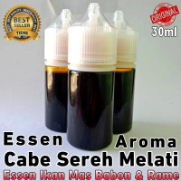 Essen Aroma Cabe Sereh Melati Essen Ikan Mas Babon & Rame Essen Siang Malam Essen 30ml Mancing Umpan