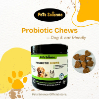 New product Pets Science Probiotic Chews for Cat & Dog 100 soft chews
