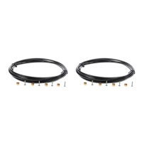 2X Bike Oil Disc Brake Cable Pressing Ring Bicycle Hydraulic Brake Cable Hose For SHIMANO SRAM DEORE XTR,BH90