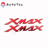 For Yamaha X-MAX X MAX 125 250 300 400 Motorcycle " XMAX " Decals Stickers Emblem Badge 3D Decal Raised Wheel Tank Applique