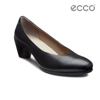 ECCO SCULPTURED 45 優雅正式中低跟鞋-黑