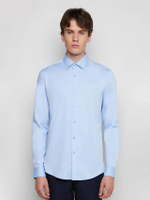 เสื้อเชิ้ตทำงาน NO MORE IRON สีฟ้า (BSL D1 119TN)