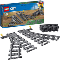 LEGO 樂高 城市系列 帶交叉軌道套裝 60238 玩具 電車