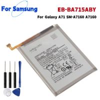 Battery EB-BA715ABY Battery For Samsung Galaxy A71 SM-A7160 A7160 Replacement Phone Battery 4500 mAh + Tools